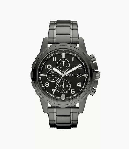 Dean Chronograph Smoke Stainless Steel Watch